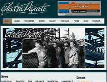 Tablet Screenshot of electricpiquete.com